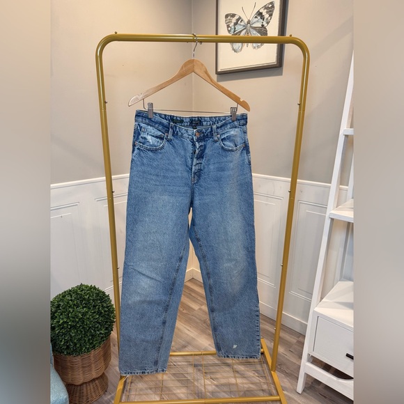 wild fable Denim - Wild Fable Light Wash Straight Leg Jeans | Vintage Style Denim